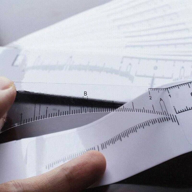 100pcs Reusable Semi Permanent Eyebrow Stencil Makeup Microblading Measure  Z7X4
