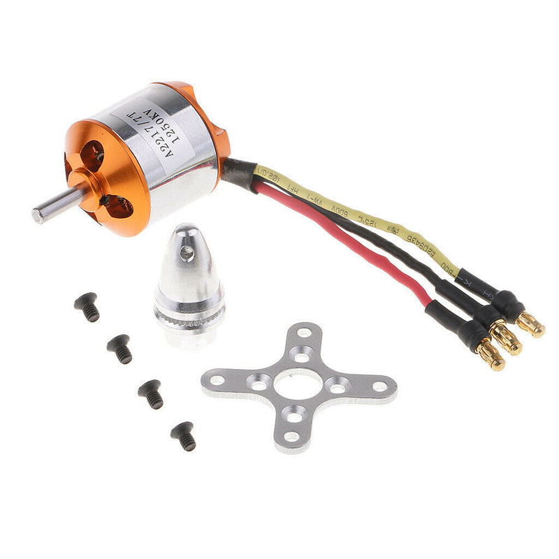 A2217 1250KV Brushless Motor for Fixed Wing 9'' Propeller 9045 9060 9050