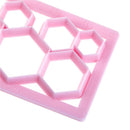 Hexagon Shape Plastic Cookie Cutter Cake Fondant Mold Cake Decorating Tool ME