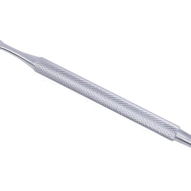 Stainless Steel Cuticle Nail Pusher Trimmer Metal Double Sided Dead Skin P Tw Gw