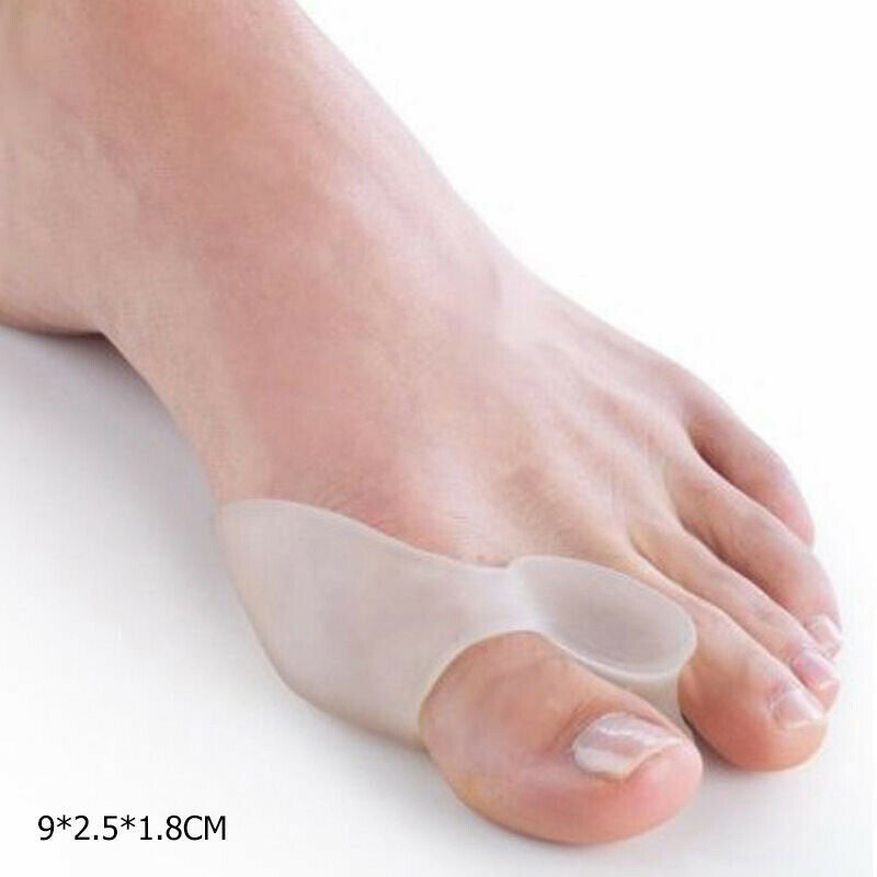2pcs Silicone Gel Toe Straightener Separator Bunion Corrector Pain Relief