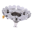 Lotus-Shape Camping Durable Stainless Steel Alcohol Stove for Outdoor Cooking