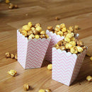 Popcorn Boxes Pink Trio (36 Pack) Polka Dot Chevron Stripe Treat Boxes - Sm