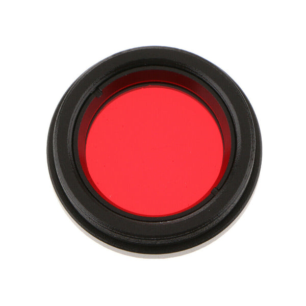 1.25" Telescope Eyepiece Lens Color Filter Set Planet Moon Nebula Black Red