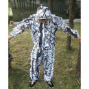Breathable Leafy Camo Hooded Stretchy Ghillie Suits Clothes Jacket Pants
