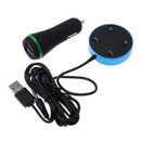 USB Handsfree Wireless Bluetooth Car FM Transmitter and Receiver kit(Blue) A
