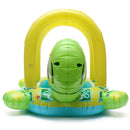 Kids Baby Toddler Tortoise Swimming Pool Swim Ring Float Seat Boat With Sunsha