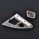 Chrome Interior Armrest Switch Trim Button Cover fit for BMW 5 F10 F18 11-16 Hf