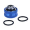 G1/4 Thread Rigid Tube 14mm Hard Tube Extender for PC Water Cooling(Blue)
