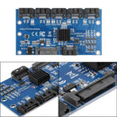 Controller Card Motherboard Sata Expansion Card 1 To 5 Port Sata3.0 6Gbps M F5K1