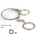 Outdoor Fret Saw Sharp Steel Wire Fretsaw Rope Camping Emergency Supplies