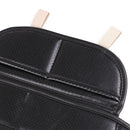 Universal Leather Car Seat Cover Breathable Front Seat Cushion Mat (Black)