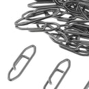 200Pcs Carbon Steel Barrel Snap Swivels Snaps Fishing Lures Tackle Connector