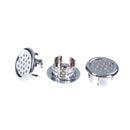 3PCS Round Ring Overflow Cover Plug Sink Filter Bathroom Basin Sink Drain M&E
