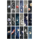 30 Pcs Dream Space Roaming Constellation Paper Stationery Book Bookmarks Holder