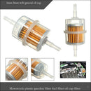 Universal Motorcycle Car Inline Fuel Petrol Filter Fits 6mm 8mm Pipes for Fuel
