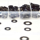 260Pcs Tooth Starlock Push on Locking Washers Speed Clips Fasteners Assortm