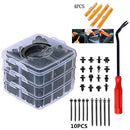 630PCS Mix Auto Nylon Rivets Fastener Front Bumper Fender Mud Flaps Clip