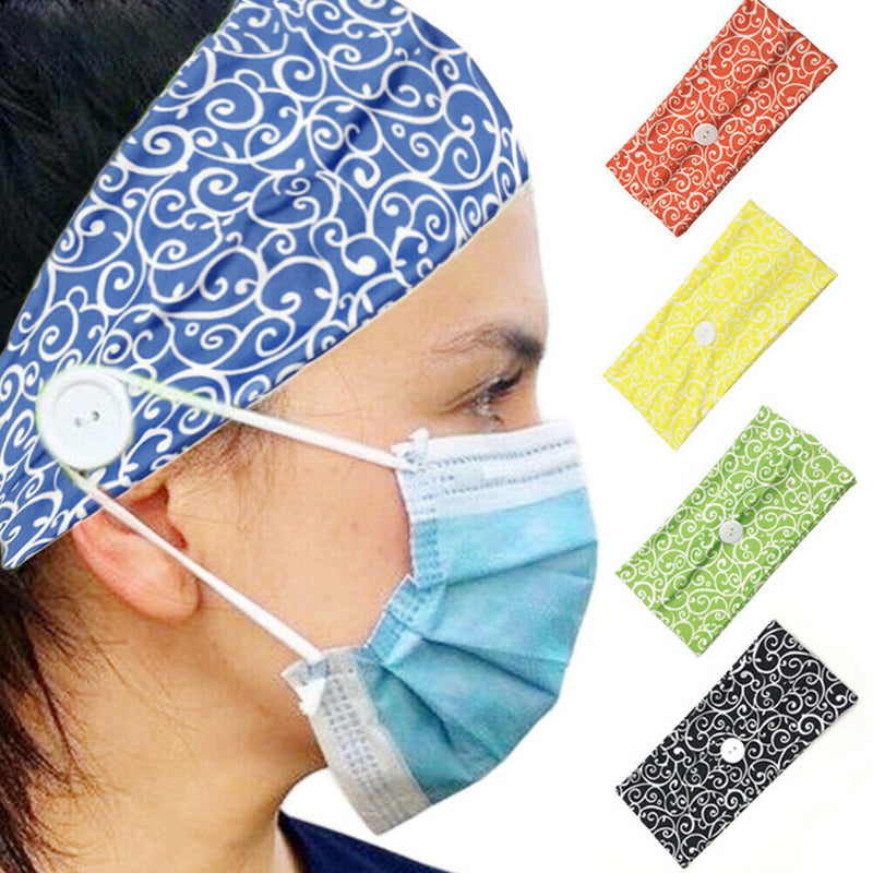 5pcs/set Moisture Wicking Outdoor Sports Soft Wide Women Headbands Hair Bands