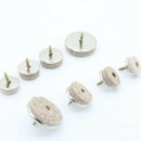 20x Nail-on Felt Floor Protectors Furniture Table Chair Leg Pad Silde Guard