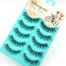 5Pair Artificial Long Thick Eyelashes Lot Natural Looking Extension Wings Fiber