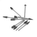 10Pcs 3x 6mm 1/4" inch Tungsten steel Solid Carbide Burrs Rotary Tool Drill Bit