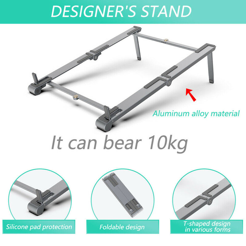 Laptop stand foldable and portable laptop stand portable tablet stand portable