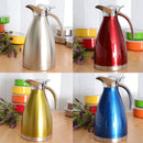 Double Wall Stainless Steel Vacuum Insulation water bottle Coffee Silvery