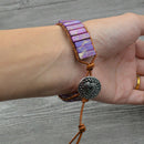 Imperial Stone Hand-Knitted Single-Layer Leather Creative Ethnic Style Pers