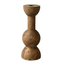 Modern Wooden Candleholders Candle Holder Home Table Decoration Brown Color