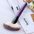 Pro 1pc Makeup Large Fan Brush Powder Blush Beauty Cosmetic(Purple)