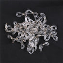 40X Chain Strap Holders Rubber Loop Ends Clear Eye Glasses Spectacle Supplies  Z