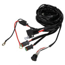 12V 40A Car Relay Wiring Harness Waterproof Switch Kit for LED Work Fog Spot