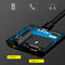 2-in-1 to 3.5mm Audio Jack Headphone Charger Charging Adapter Cable Wire