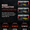 60 Inch Triple Row Truck Tailgate Led Strip Light Bar With Reverse Brake Tu L3W8