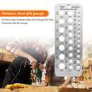 Stainless Steel Drill Gauge Bolt Wire Diameter Size Bit Gauge Drill Bits