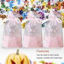 50 PCs Party Favor Bags, Plastic Drawstring Gift Treat Bag Pouch, Candy Coo