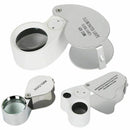 3-Piece Set Of Magnifying Magnifying Glass 30, 40, Double 30/60 Magnifying