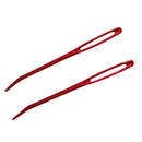 2x Aluminium Bent Tip Tapestry Yarn Needle for Cross Stitch Knitting Crochet