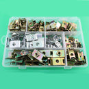 165X Mixed Car Fastener Fixed Screw U Type Gasket Clip For Car Door/Panel/Fender