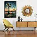 5D Diamond Painting Ferris Wheel Round Drill Embroidery Mosaic Kit (k957) A