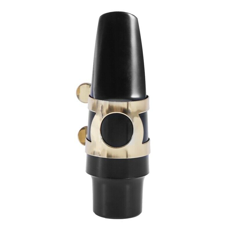 Alto Sax Saxophone Mouthpiece Plastic with Cap Metal Buckle Reed