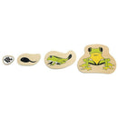 Infant Teaching Aids Toddler Life Cycle Of Puzzles Multi-Layer Grow Up Puzz H8F9