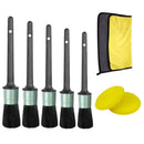 Auto Detailing Brush Set Premium Boar Hair Cleaning Engine, Wheel, Dashboar