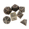 7 Pieces Durable Metal Dices Set - DND Game Polyhedral Solid Metal D&D Dice Set