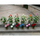 Vivid Artificial Flower Daisy Rose Floral Eglantine Bonsai Decor Red