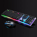 Gaming Keyboard Mouse Set Rainbow LED Wired USB For PC Laptop PS4 Xbox One 360