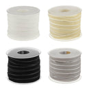 4x 20Yard 10mm Velvet Ribbon For Crafts Embellishments Wedding Decor Mixed