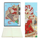 DIY Santa Claus Special Shaped Diamond Painting 60 Pages A5 School Notebook