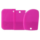 5X(3 pcs plastic dough scraper Icing Fondant Cake Decorating Baking Pastry R7R6)